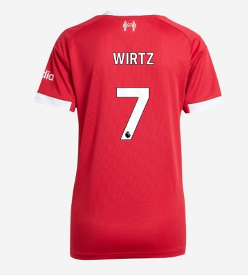 Liverpool Florian Wirtz #7 Hjemmebanetrøje Dame 2025-26 Kortærmet
